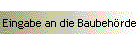 Eingabe an die Baubehrde
