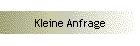Kleine Anfrage