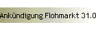 Ankndigung Flohmarkt 31.03