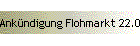Ankndigung Flohmarkt 22.09